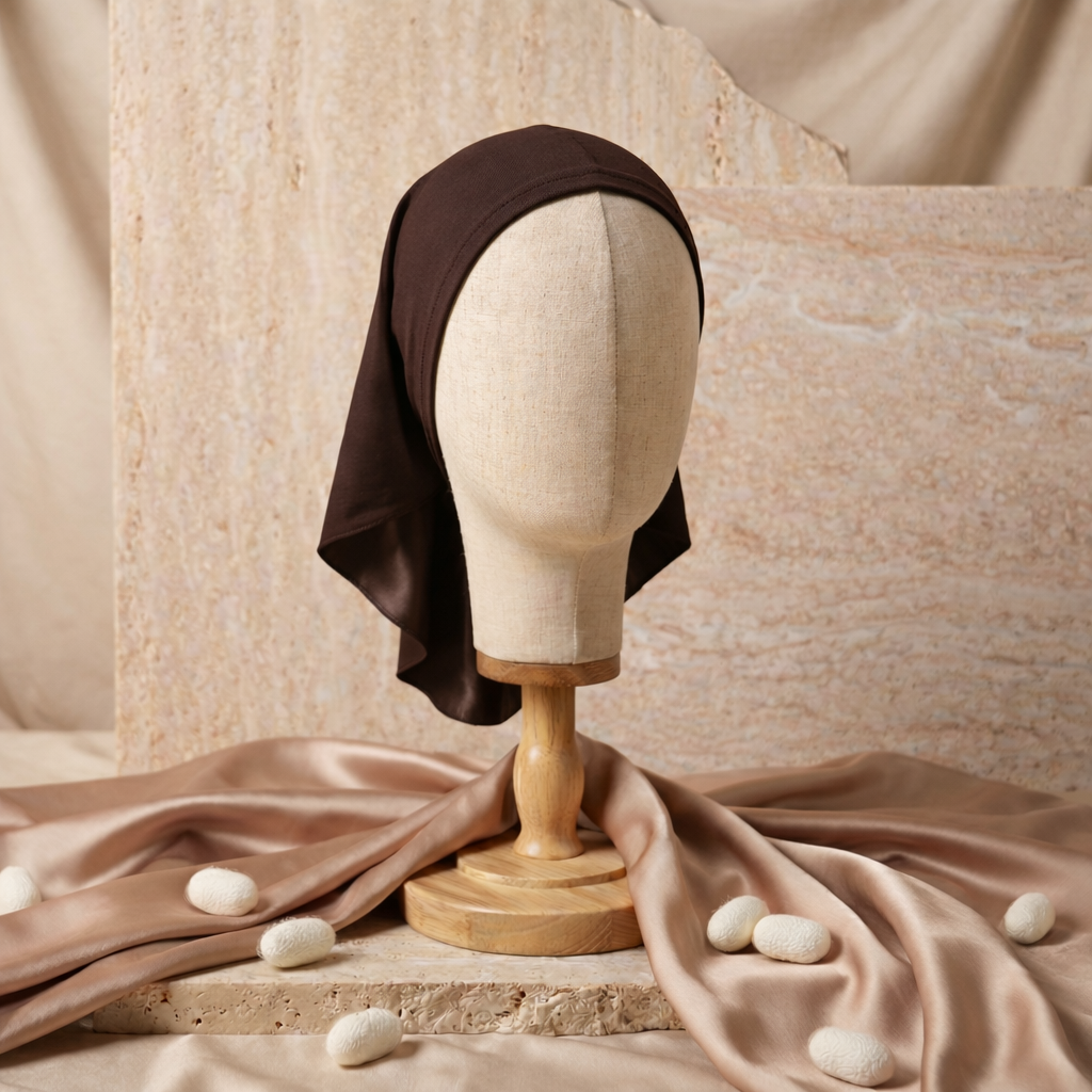 Bonnet sous voile SilkTube Cotton™ – intérieur soie