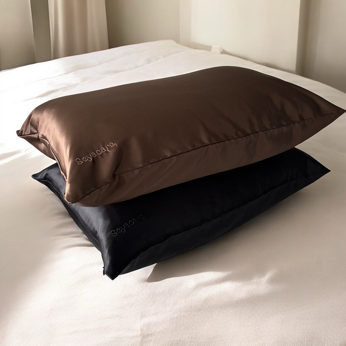 Taie d'oreiller pure soie