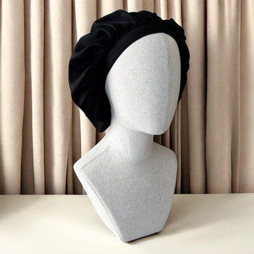 Bonnet de nuit pure soie double couche – Court