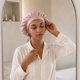 Bonnet de nuit pure soie double couche – Court