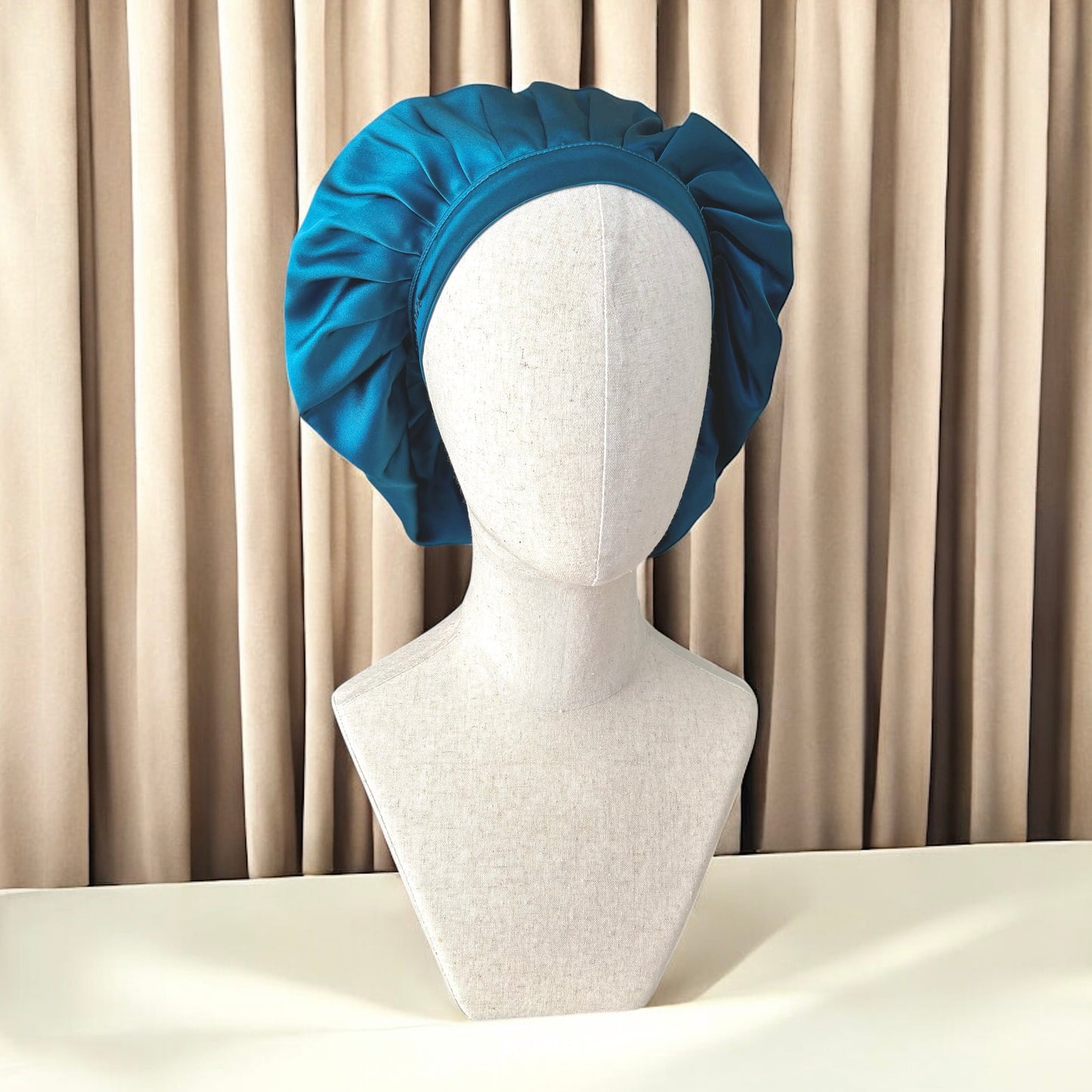 Bonnet de nuit pure soie double couche – Court