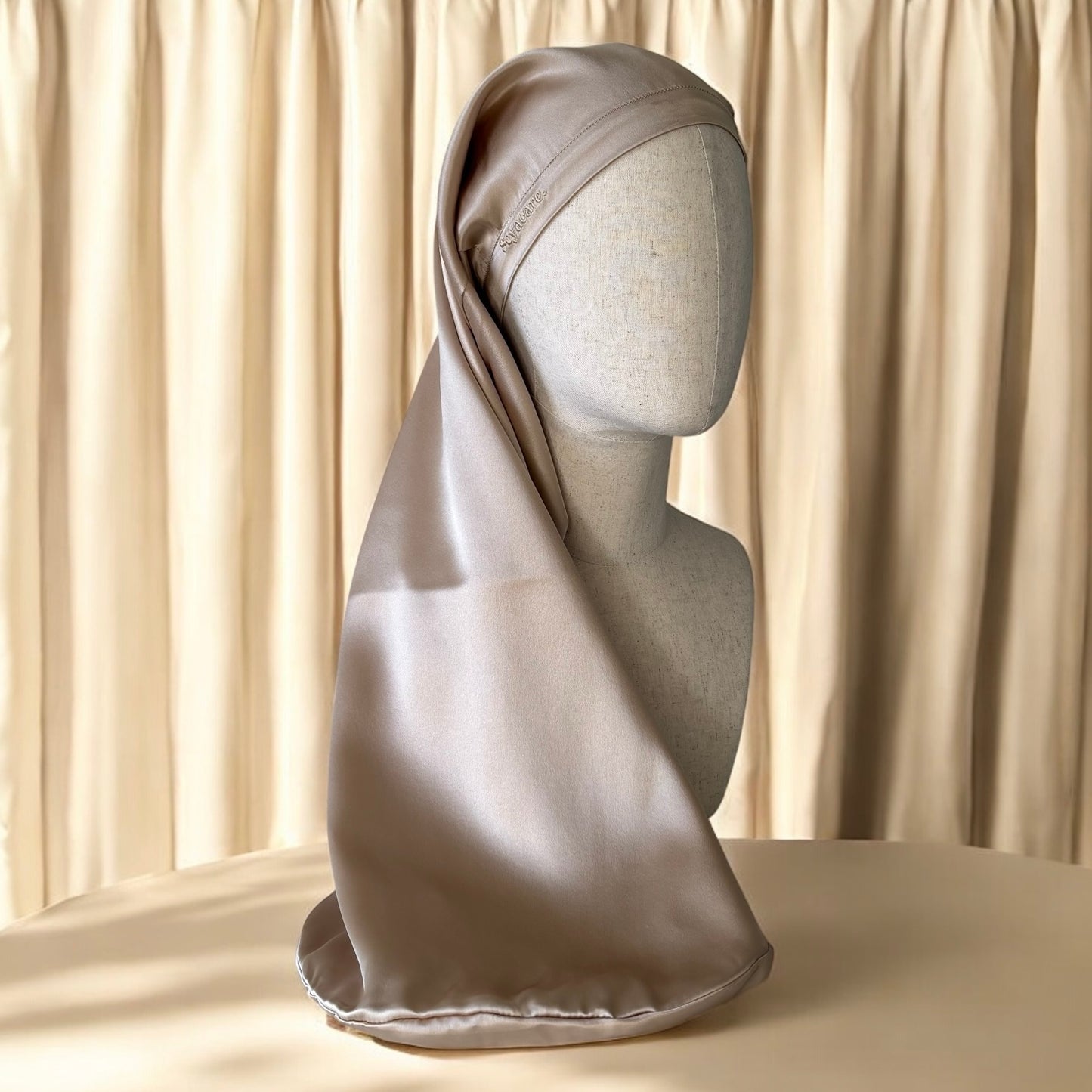 Bonnet de nuit pure soie double couche – Long