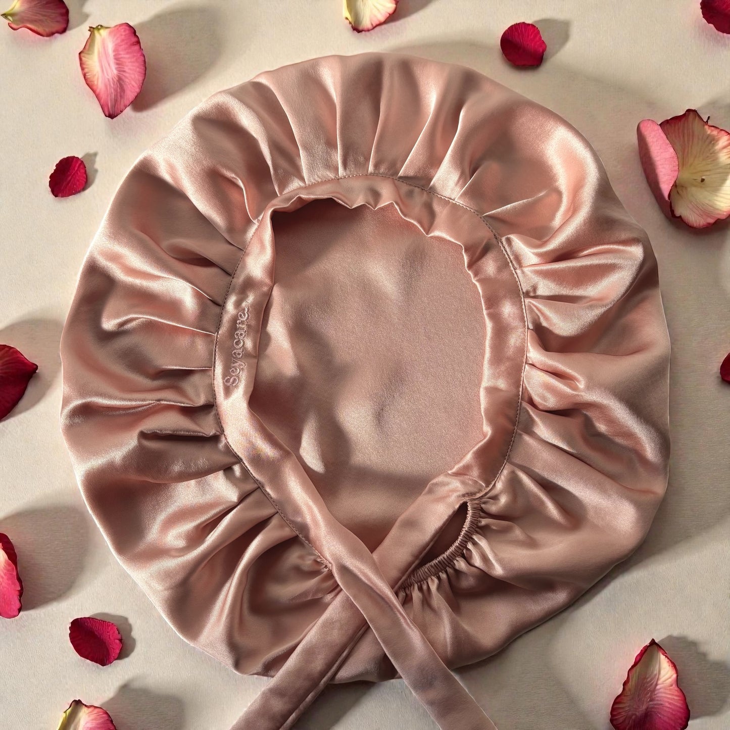 Bonnet de nuit pure soie double couche – Court