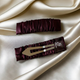 Lot de 2 barrettes en soie - L'attache Signature