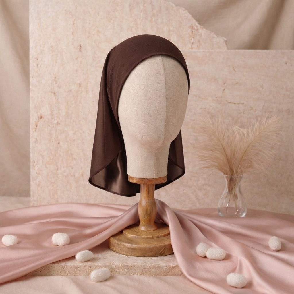 Bonnet sous voile SilkTube Plume pure soie