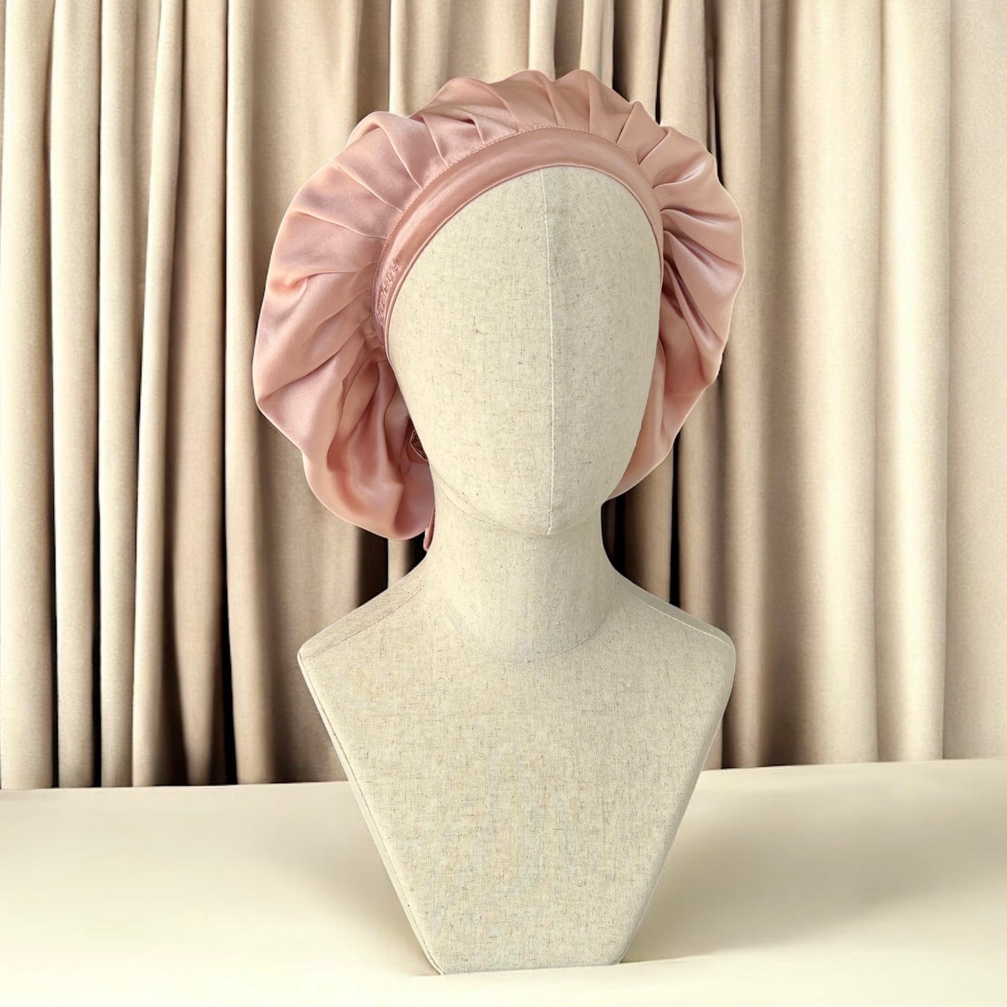 Bonnet de nuit pure soie double couche – Court