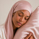 Bonnet de nuit pure soie double couche – Mi-Long