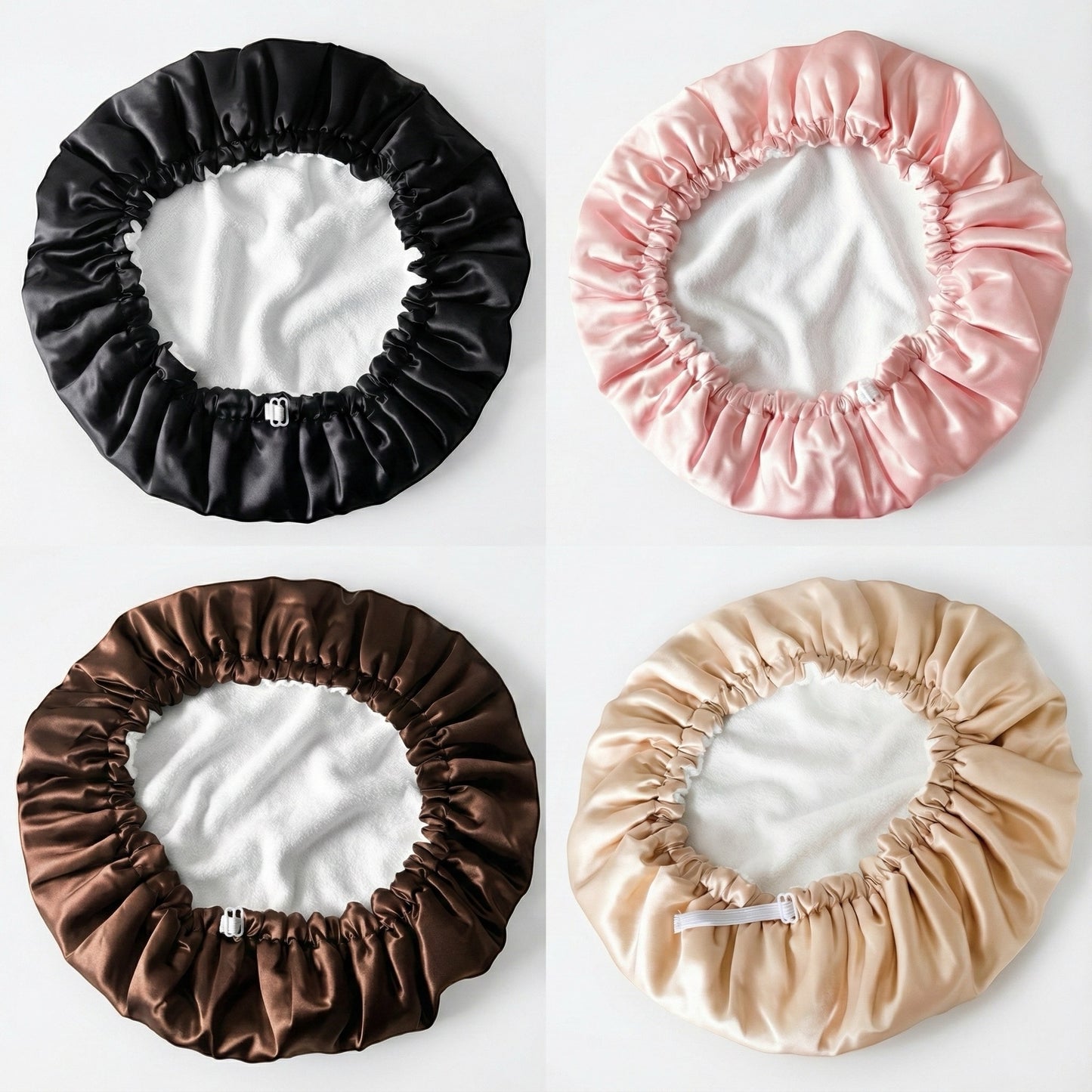 Bonnet réversible soie & microfibre