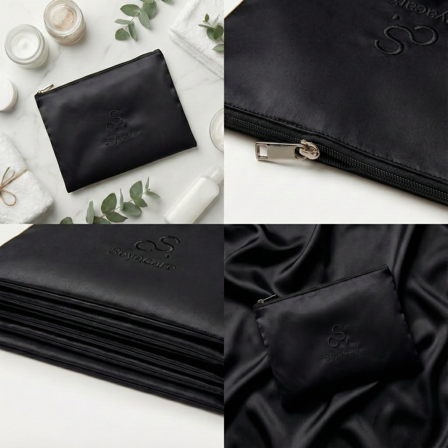 La trousse signature en soie