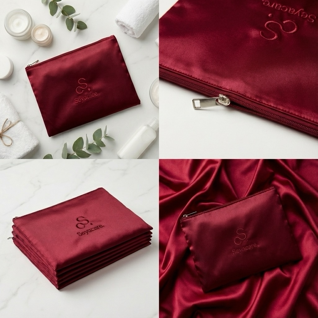 La trousse signature en soie