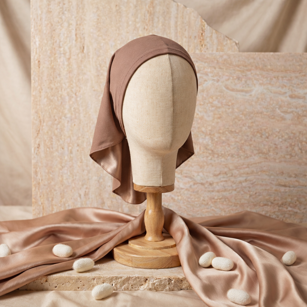 Bonnet sous voile SilkTube Cotton™ – intérieur soie