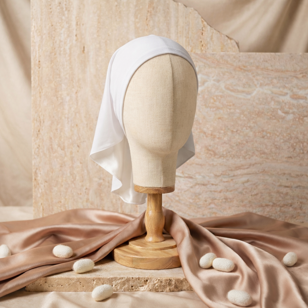 Bonnet sous voile SilkTube Cotton™ – intérieur soie