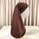 Bonnet de nuit pure soie double couche – Mi-Long